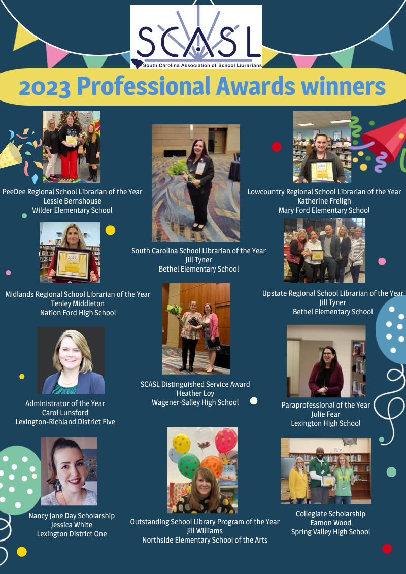 2023 SCASL Professional Awards winners